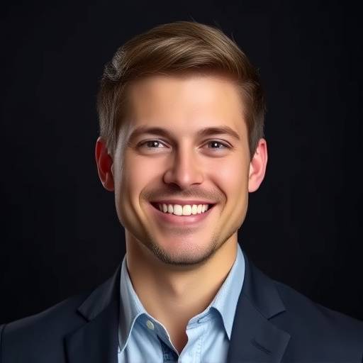 Professional headshot of Elias Vance, the founder of Visionary Media Studio, smiling confidently.
